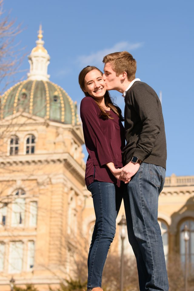 Des Moines Iowa Engagement Photography