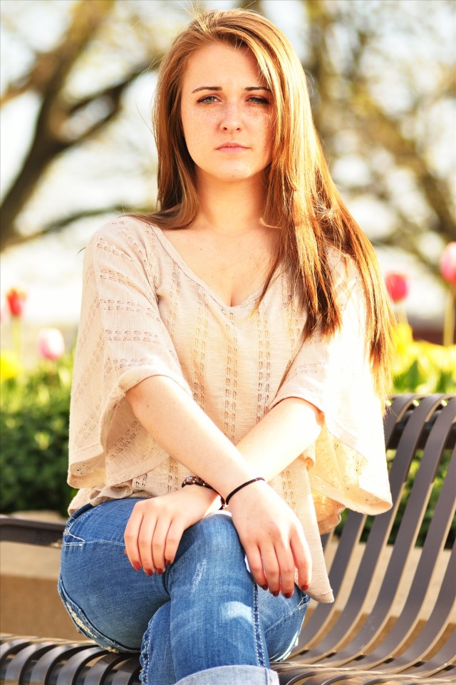 Des Moines East Village Senior Portraits Iowa Photographer